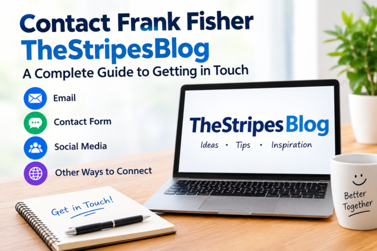Contact Frank Fisher TheStripesBlog